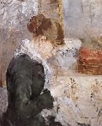 Berthe Morisot Sewing girl Sweden oil painting artist